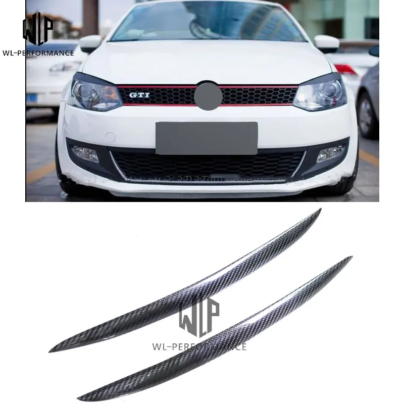 Golf 6 MK6 передняя лампа наклейка на козырек кузова накладка фары век автомобильный комплект кузова для VW Golf 6 MK6 10-13 Автомобиль Стайлинг использование