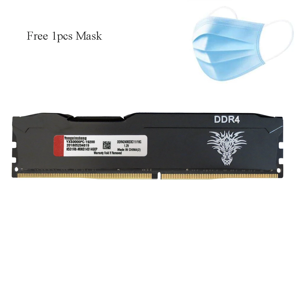 Yongxinsheng 4 ГБ 8 ГБ 16 ГБ DDR4 RAM Stick 2133 2400 2666v 3000 MHz 288 PIN Intel настольная Память RAM PC4 17000 19200 2666 3000 MHz|Оперативная память|   | АлиЭкспресс