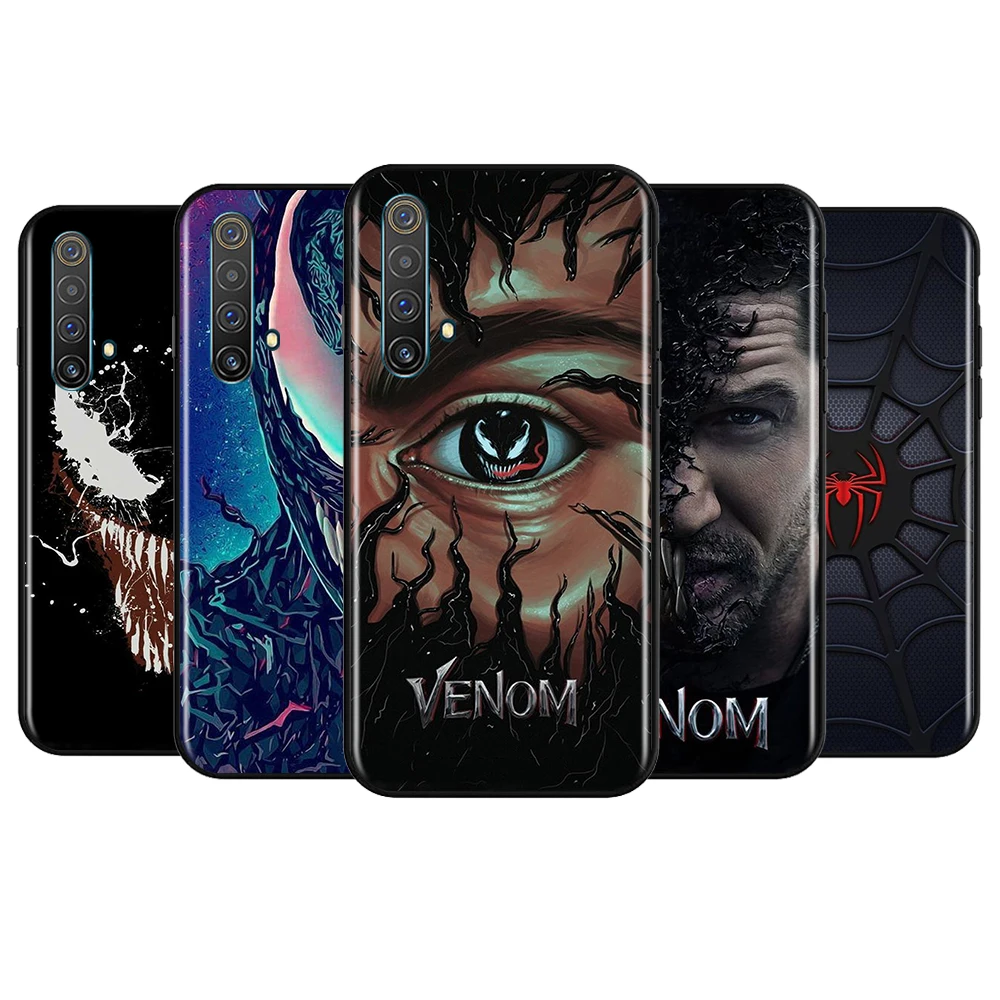Злодей чудо-яд для OPPO Realme GT Explorer Master Neo Flash Edition C21 C20 C15 C11 C3 мягкая черная
