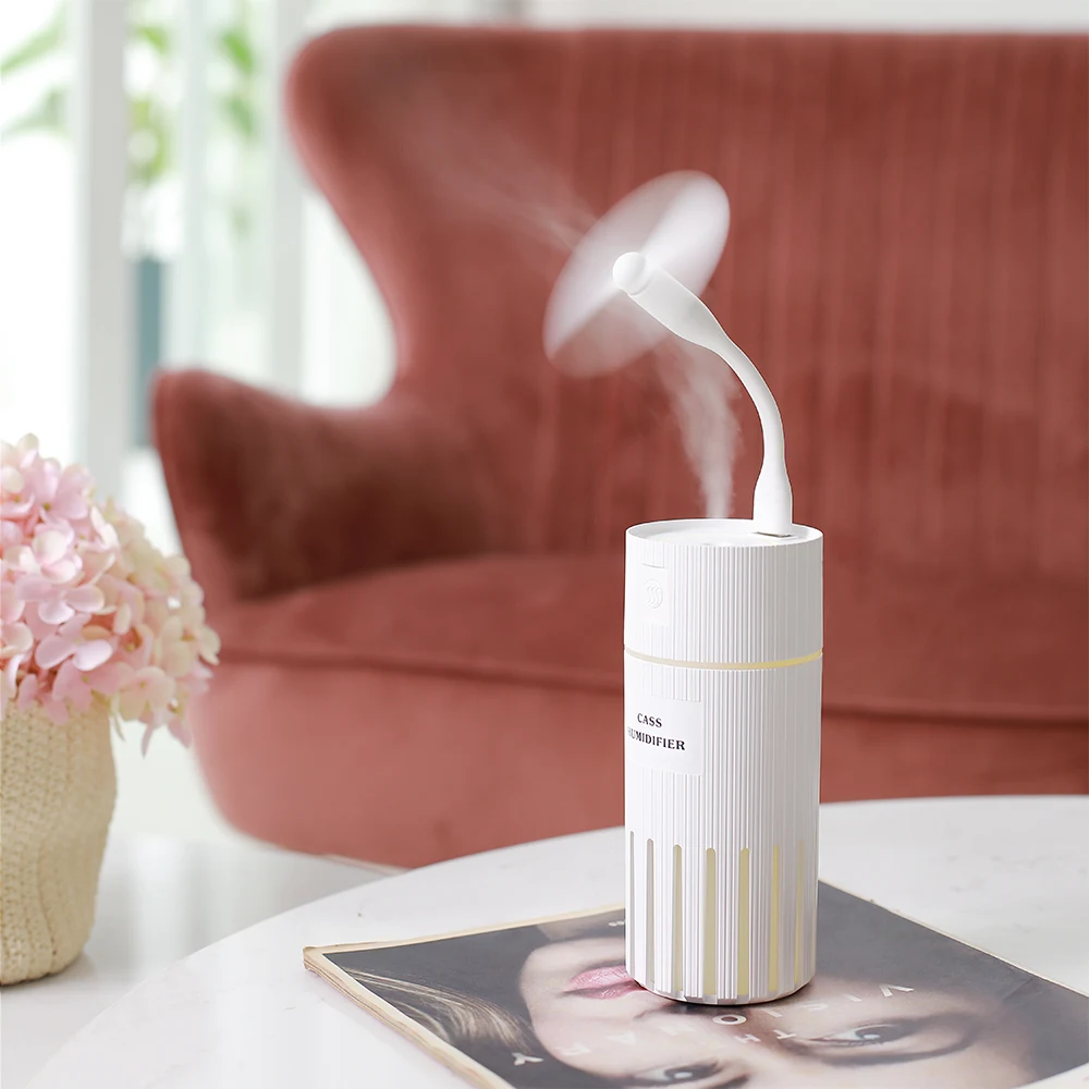 

Usb Ultrasonic Humidifier Mini Mist Sprayer With Night Light 320ml Aromatic Oil Diffuser Quiet Light Ideal For Bedroom Office
