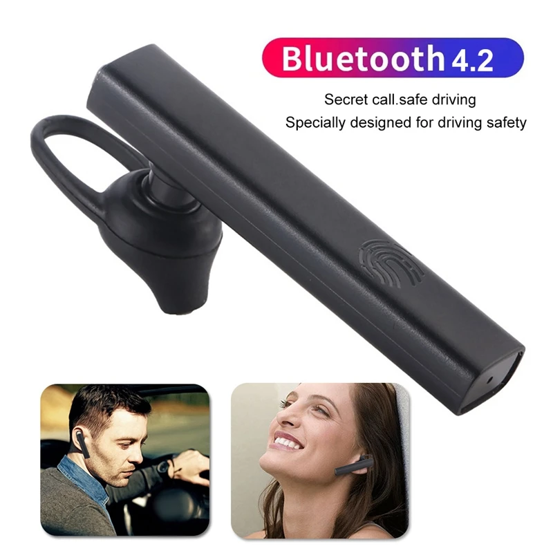 Business Sports Bluetooth Headset Press Wireless Hanging Ear Stereo Headphones Waterproof Bluetooth Earphone for Xiaomi BS T1