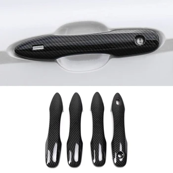 

Car Accessories ABS Carbon Gate Door Handle Trim Frame Sticker Cover for Toyota Camry XV70 Corolla E210 Avalon XX50 2018-2020