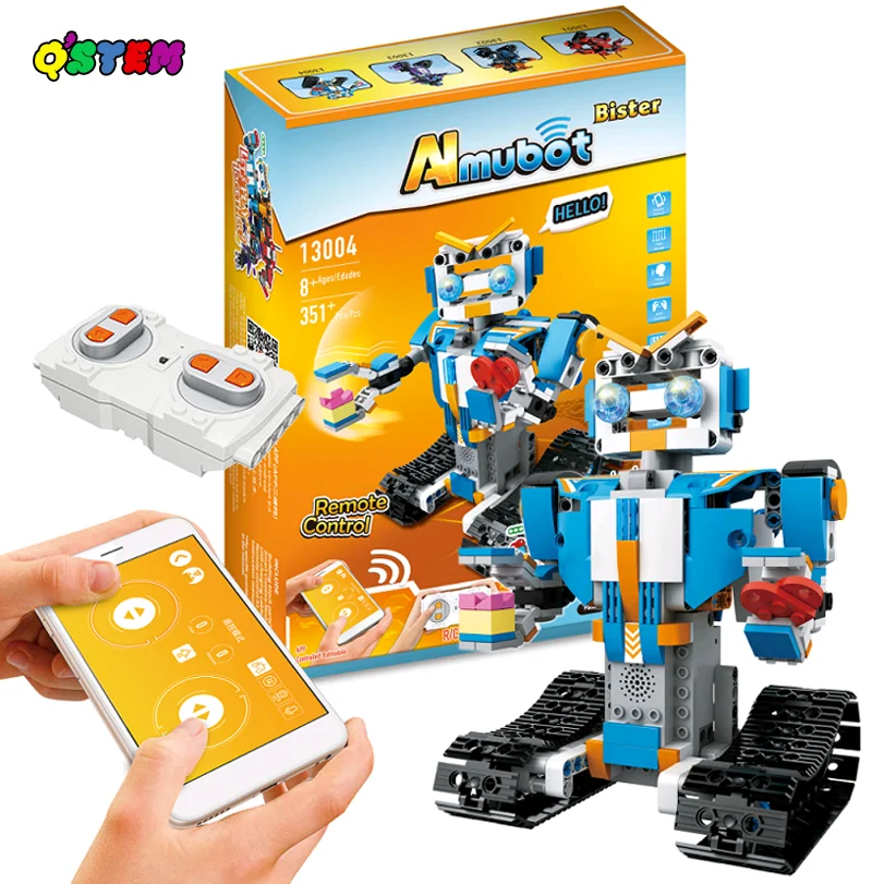 

Creative Intelligent Robot Building Blocks Technic Robot BOOST RC Legoinglys Technic Remote Control Bricks Toys For Boys Girl