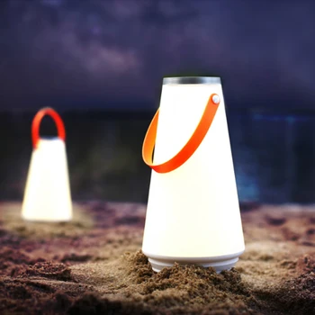 

1PC LED Creative Night Light Home Table Lamp USB Rechargeable Portable Wireless Touch Switch Outdoor Camping Emergency Light Hot