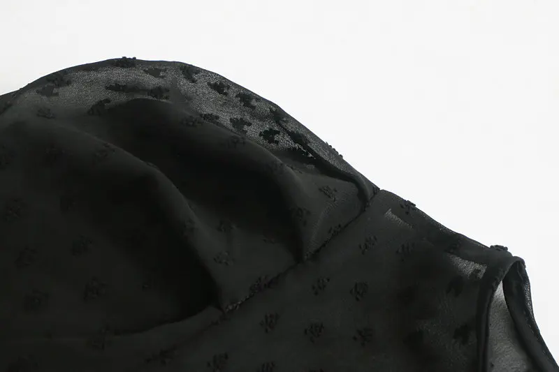 Женский милый бант украшение черная офисная блузка, шифон леди пышные рукава плиссированные рубашки повседневное кимоно femininas Топы LS4380