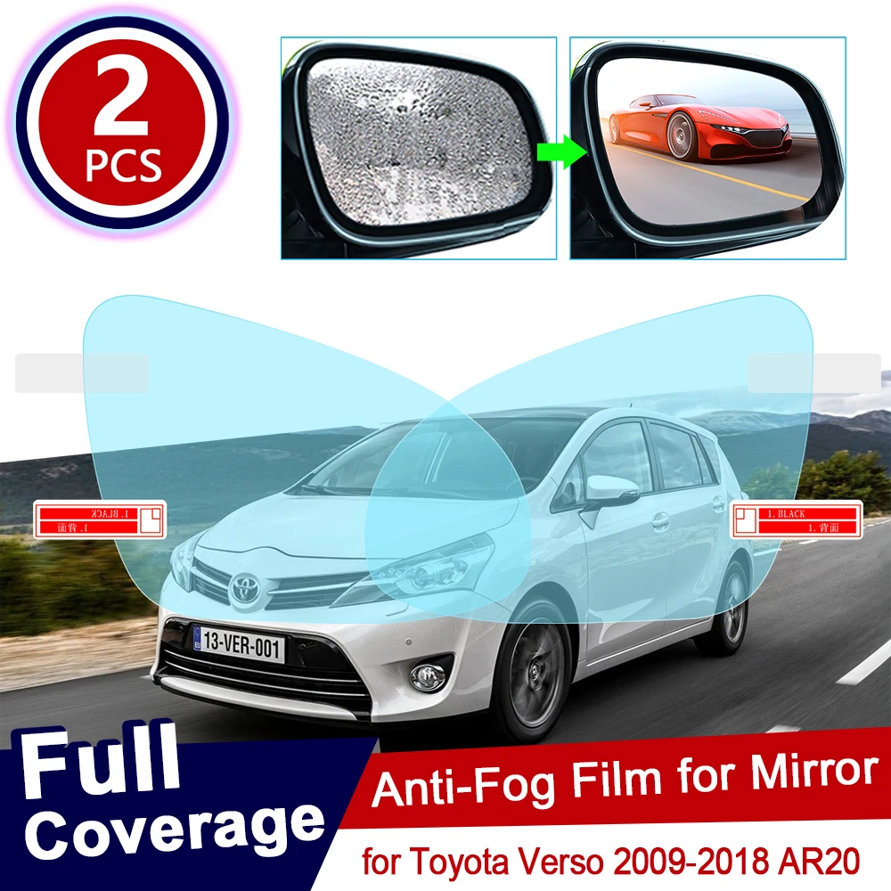 Противотуманная пленка на зеркало заднего вида для Toyota Verso 2009 ~ 2018 AR20 AR 20 SportsVan