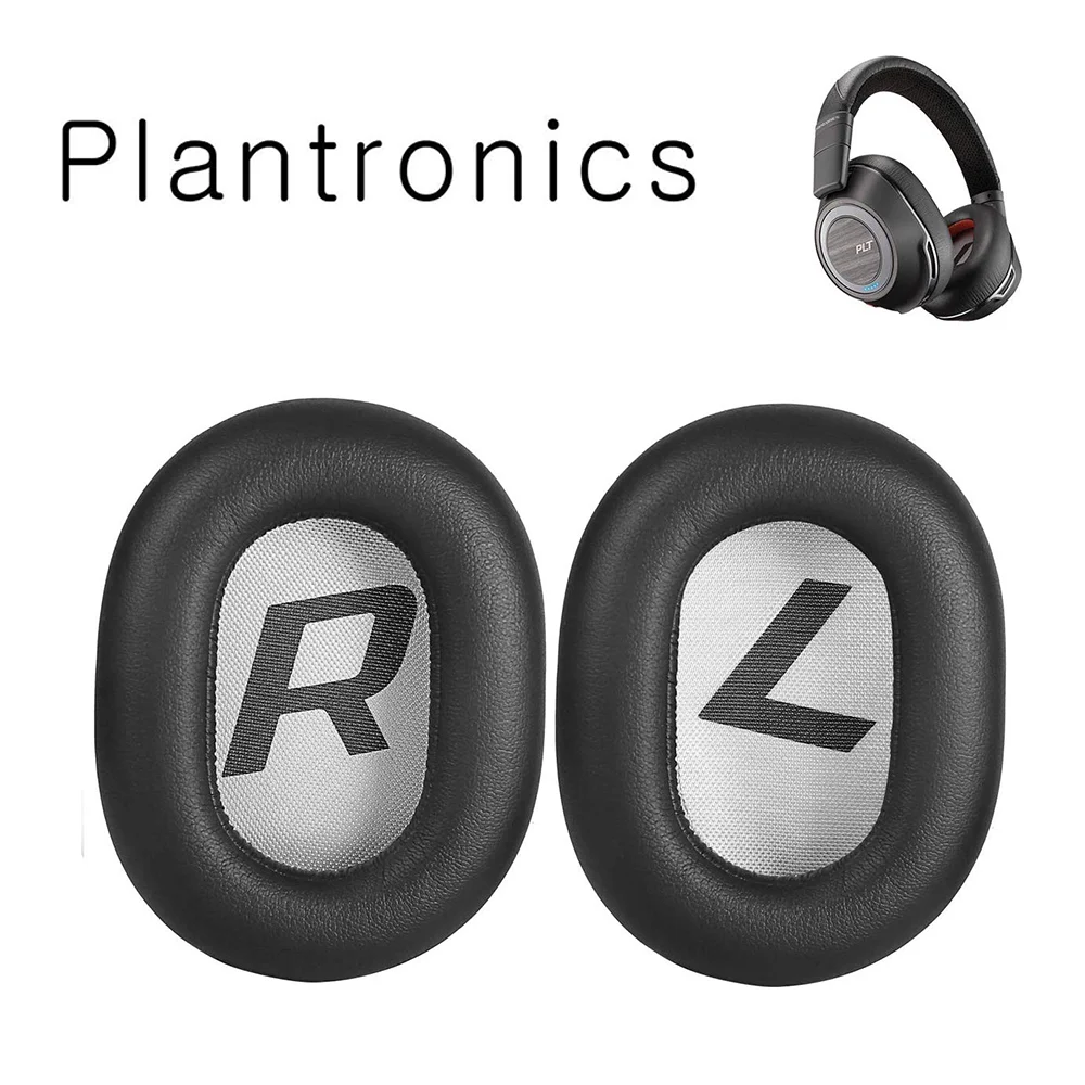 Премиум амбушюры для Plantronics Voyager 8200 UC,-сменные амбушюры с Plantronics Voyager 8200 UCStereo bluetooth-гарнитура - Цвет: Черный