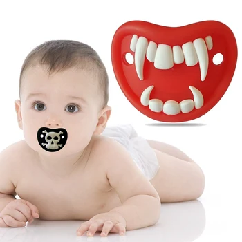 

Silicone Funny Nipple Dummy Baby Soother Joke Prank Toddler Pacy Orthodontic Nipples Teether Baby Pacifier Christmas Gift