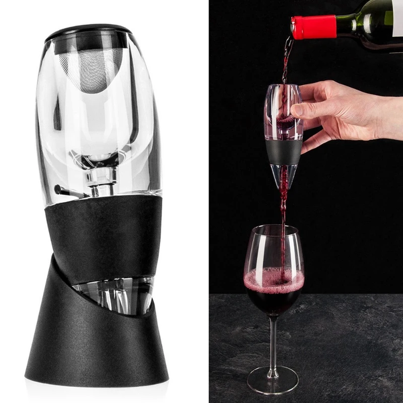 Аэратор для вина Быстрый Decanting разливщик красного Графин Набор с подставка