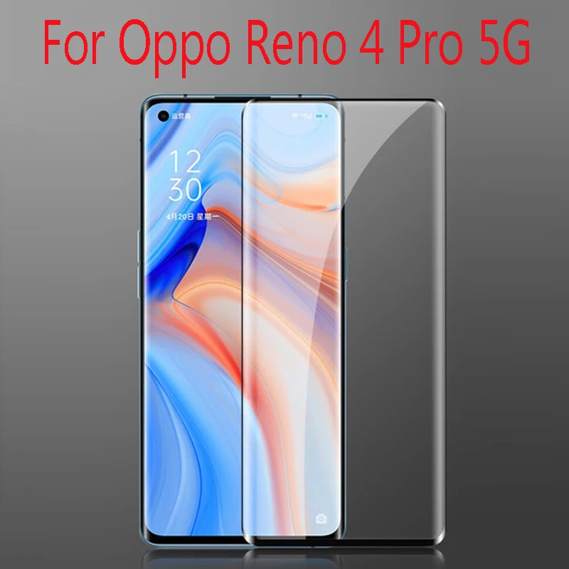 3D Curved Tempered Glass For OPPO Reno Pro 5G Full Cover 9H - Main Image