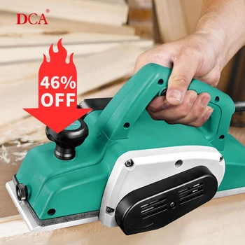 

DCA Electric Wood Planers Variable Speed 220v 840w Electric Hand Planer for Woodworking Power Tools with Accessories