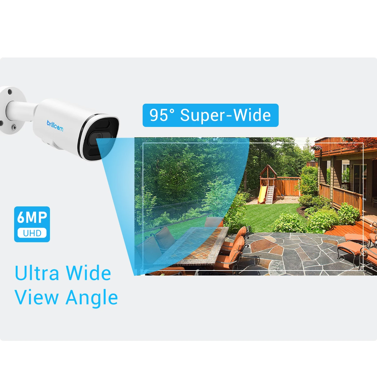 Brillcam 5MP6MP POE IP камера 30 м встроенный микрофон сетевая с глубоким обучением