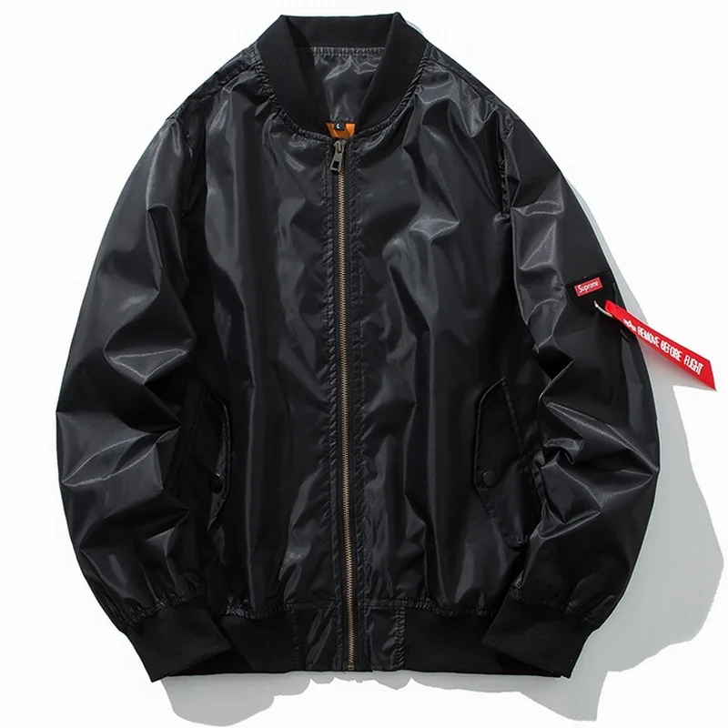 

2019 New Autumn Men Bomber Flight Pilot Jacket Men Flight Jacket Pilot Air Force Male Army Military Motorcycle race coats