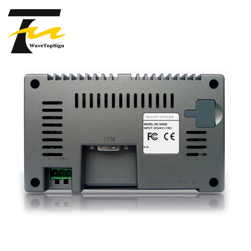 WaveTopSign AK HMI AK-043AE Outl ine dimension 150X93 × 39 мм Размер монтажного отверстия 141 × 84 мм