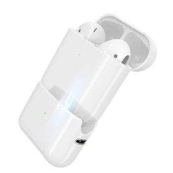 

NEWDERY Mini Cute Power bank for Airpods charging case 1,2 series 700mAh portable charger cover for airpods case 2 white color
