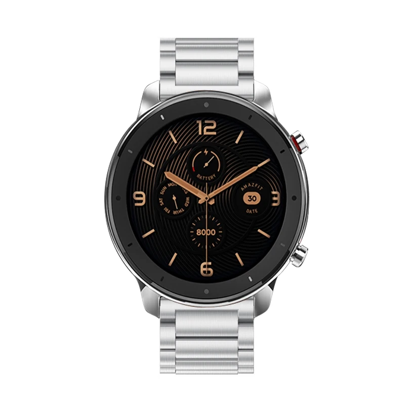22 мм металлический браслет для Amazfit GTR ремешок для Huami Amazfit gtr Stratos Смарт-часы ремешок для часов
