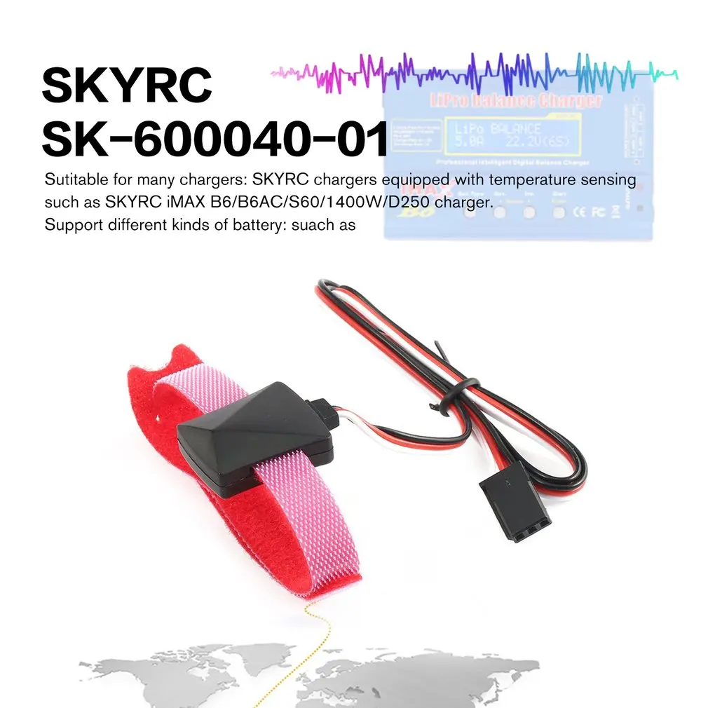 Кабель проверки датчика температуры SKYRC с датчиком для iMAX B6 B6AC зарядное