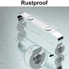 Клейкий держатель для кухонной рулонной бумаги под шкаф из нержавеющей стали держатель для бумажных полотенец для кухни и ванной комнаты без бурения