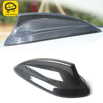 

CARMANGO for BMW G30 5 Series 2018 2017 Car Shark Fin Radio Signal Aerials Roof Antennas Stickers Cover Exterior Accessories
