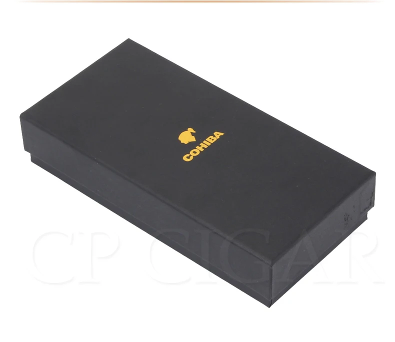 COHIBA Портативный чехол для сигар Letaher мини-коробка для хьюмидора для путешествий на открытом воздухе для сигар с карманом для 3 сигар трубки с подарочной коробкой