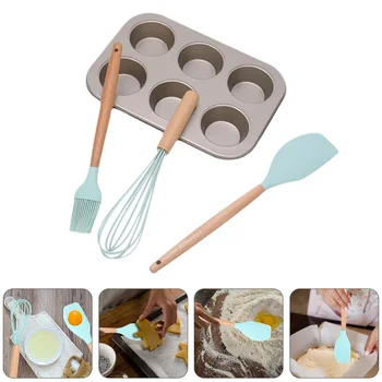 

1 Set 4 Pcs Cake Mold Non-stick Baking Pan Baking Tools (Assorted Color)