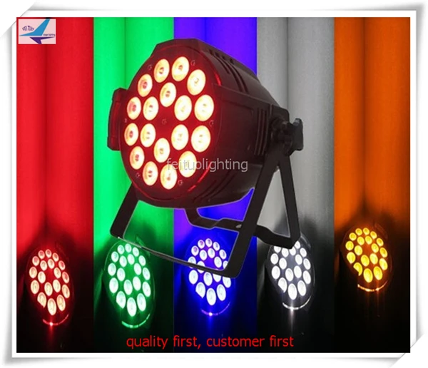 H-6/lot super bright 18*15W RGBWA 5 in 1 Led Par Light disco KTV DJ stage lighting LED par can with fly case | Освещение