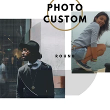 Фото на заказ, алмазная вышивка крестиком, "круглых 5d DIY Стразы для вышивки мозаичные украшения дома