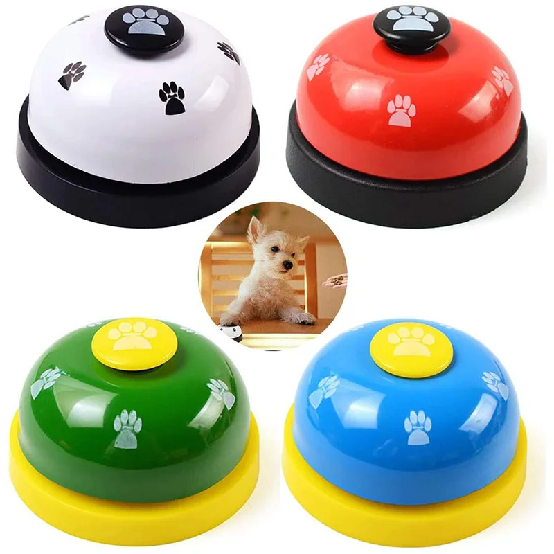 Pet Training Bells Dog Cat Training Eating Communication Press Call Bell Puppy Toilet Potty Training Interactive Toy-3