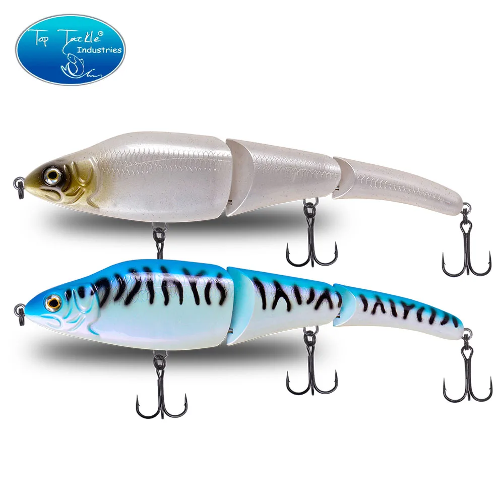 Artificial Sinking Fishing Lure Swimbait 230mm 125g 3-Segements Jointed  Lures ABS PlasticTackle For Pike Musky Perch Wobbler