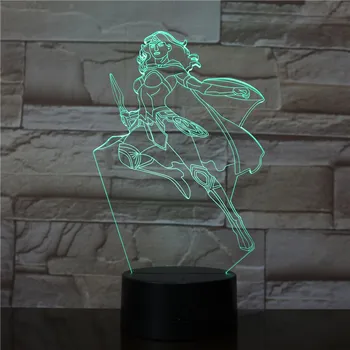 

DC Wonder Woman Diana 3D LED Night light Decoration lamp Bedroom Light Colors Change Boy Kid Girl RC Christmas DropshipGift 3416