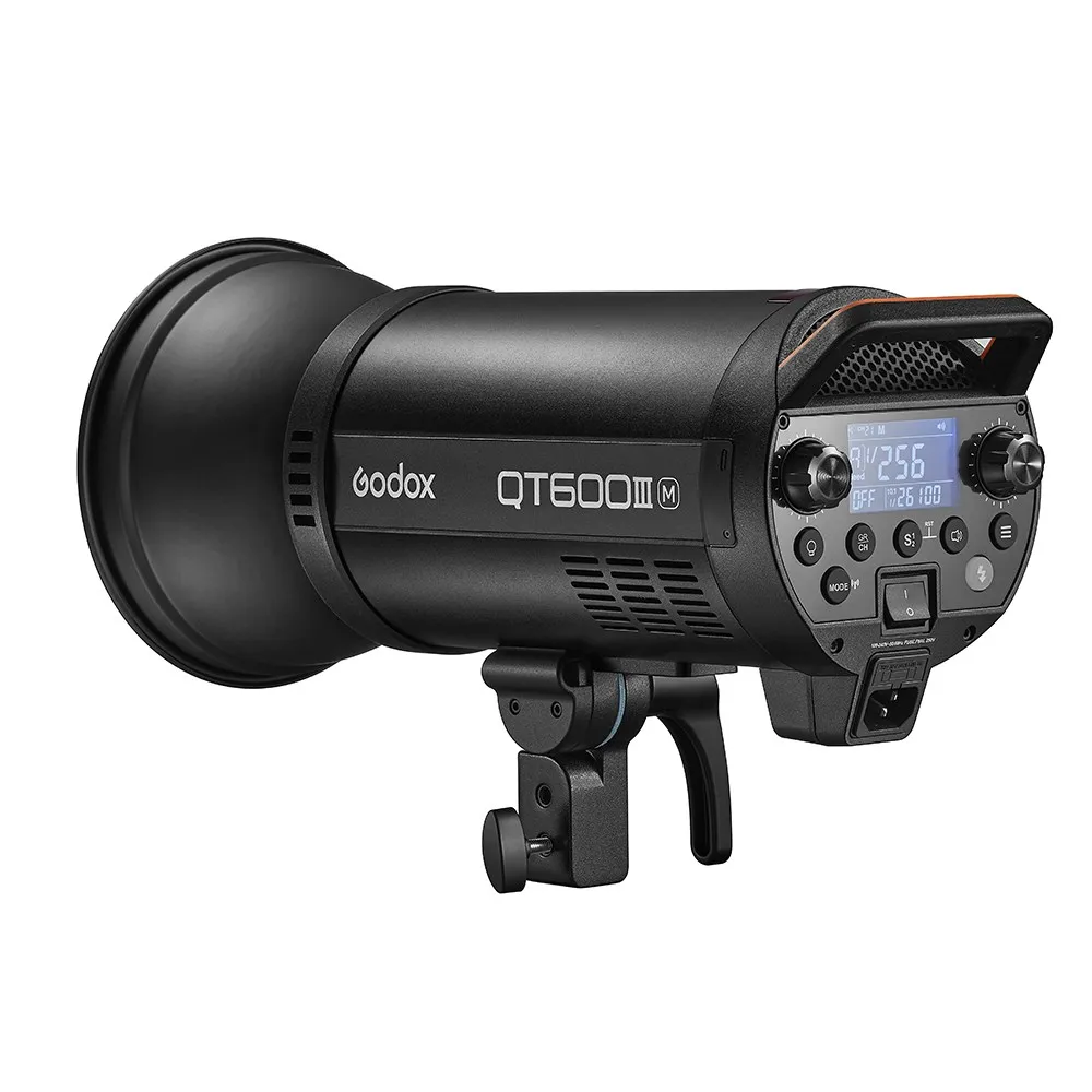 Godox QT600III 600W 1/8000s High Speed Sync Studio Flash Strobe Light Built in 2.4G Wirless System + 40W LED Modeling Bulb