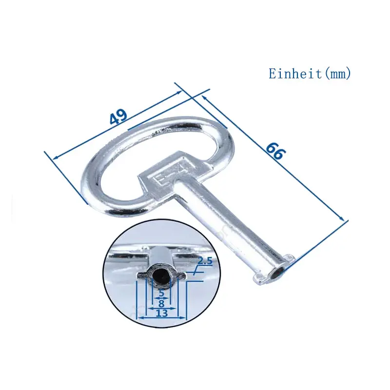 Панель замок ключ универсальный ключ треугольник квадратная розетка ключ поезд электрический шкаф коробка шкафчик лифта переключатель - Цвет: socket M