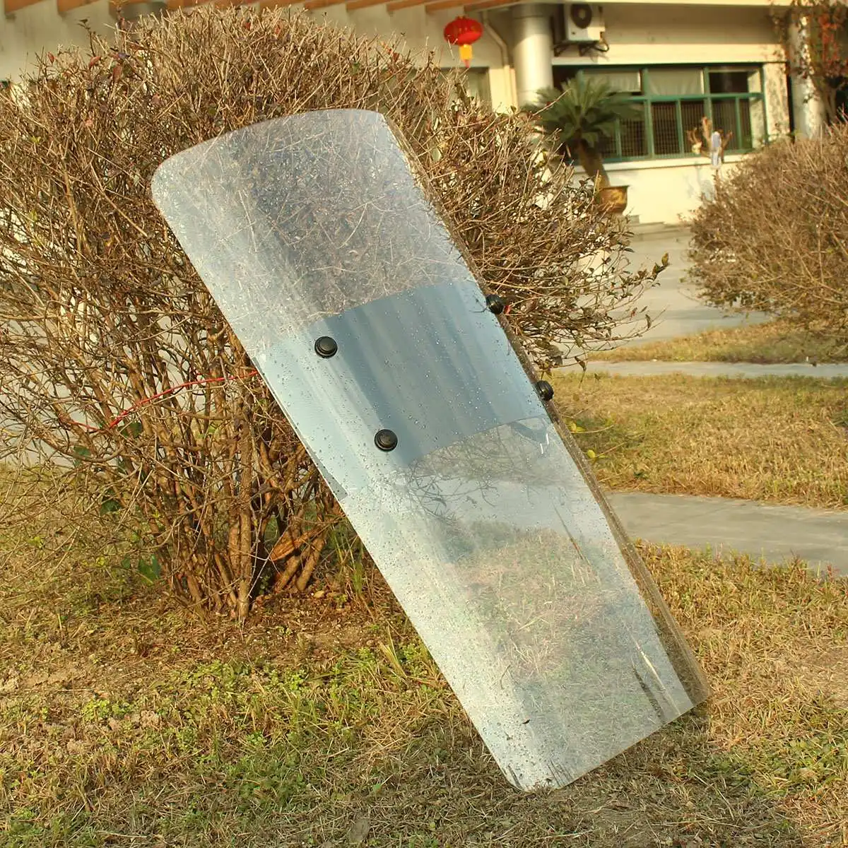 

Safurance Transparent PC Hand-held Shield Anti- Riot Shield For Security Protection Self Protect