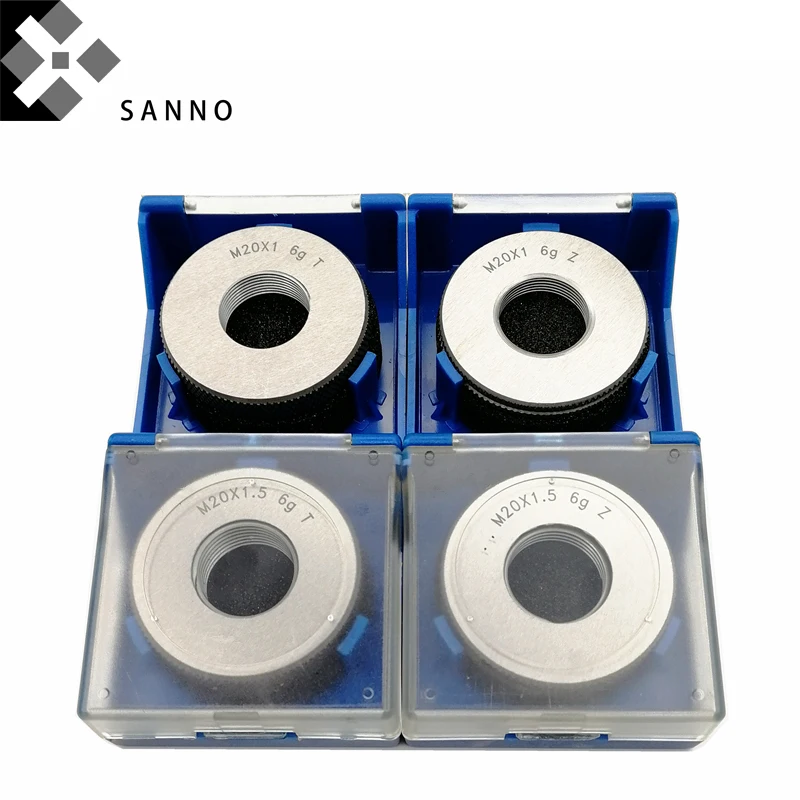 Thread ring gauge M14  M16  M20  M24 x2, x1.5, x1 high precision screw thread metric go & no go gauges (2)