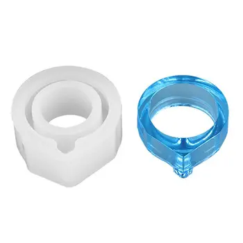 

9Pcs Assorted Sizes DIY Ring Silicone Mold Jewelry Pendant Rings Resin Casting Dried Flower Resin Decorative DIY Hand Crafts