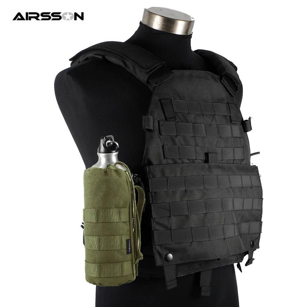 1.5L тактический Molle бутылка для воды кобура 1000D Портативный военный чайник мешок