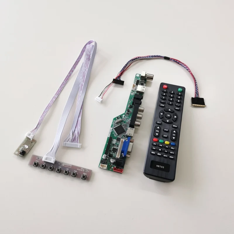 Для M116NWR1 R3 R4 11," HDMI, VGA, USB, AV, RF, T. V56, контроллер дисплея, карта, WLED LVDS, 40Pin, панель для ноутбука, 1366*768, Набор для творчества