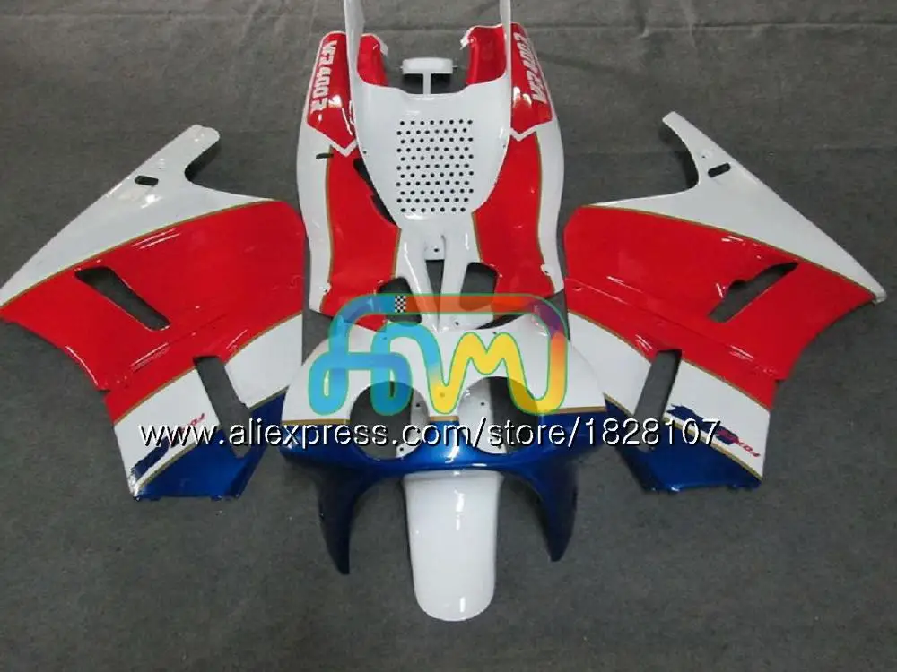 RVF400R для HONDA VFR400 R NC24 V4 VFR400R 87 88 89 90 87BS. 34 ЛРВ 400 R NC30 400R 1987 1988 1989 Красный Белый Черный 1990 обтекатель - Цвет: No. 22