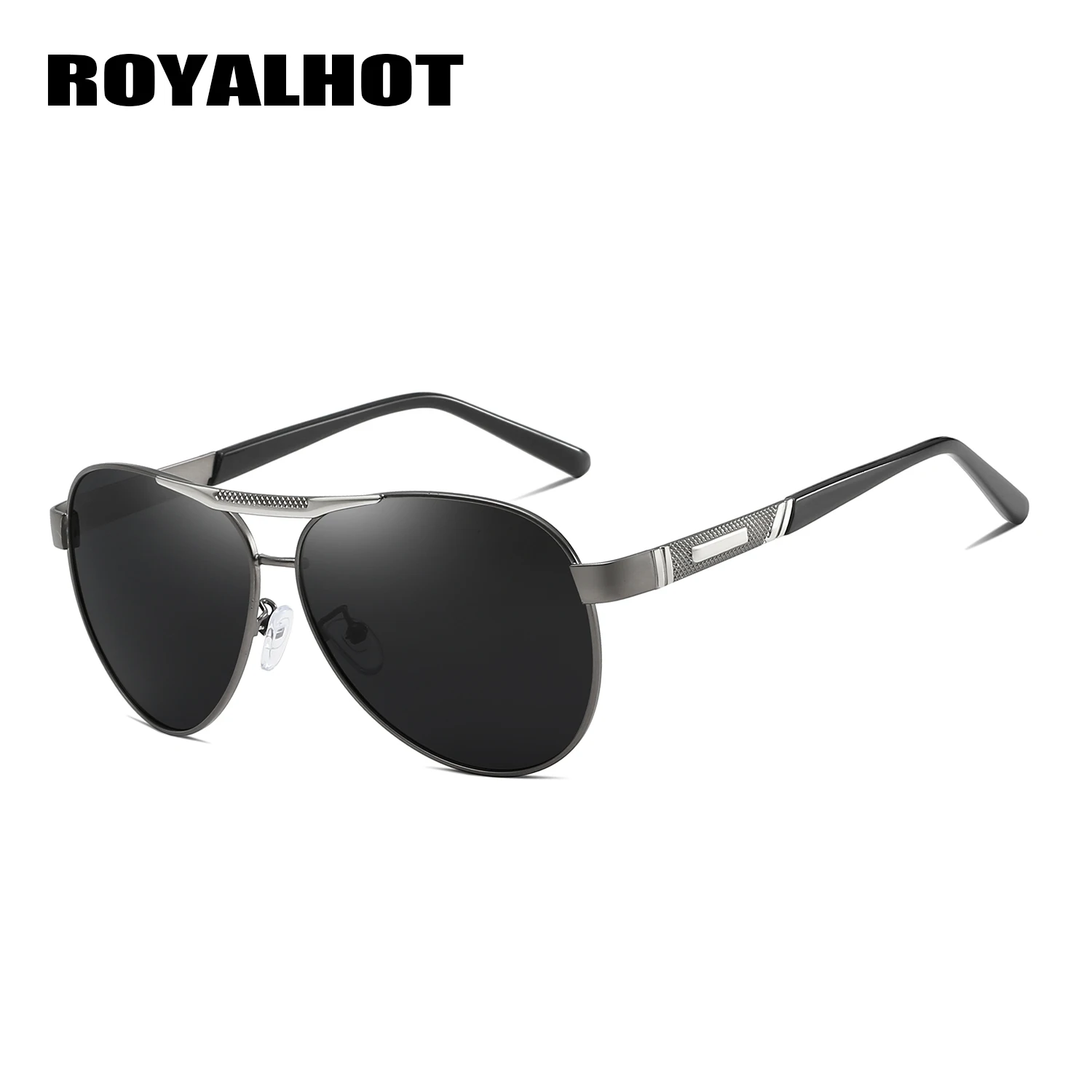 RoyalHot, мужские, женские, поляризационные, сплав, крутые, овальная оправа, солнцезащитные очки, для вождения, солнцезащитные очки, оттенки, Oculos masculino, мужские, 900150 - Цвет линз: Grey