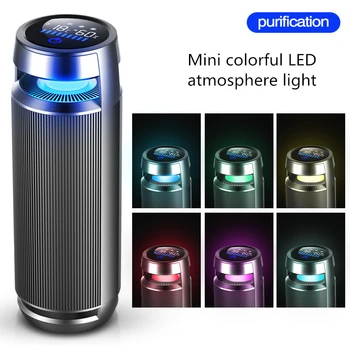 

LED Color Change Car Air Purifier Negative Ions Air Cleaner Ionizer Air Freshener Car Formaldehyde Auto Mist Air Freshener
