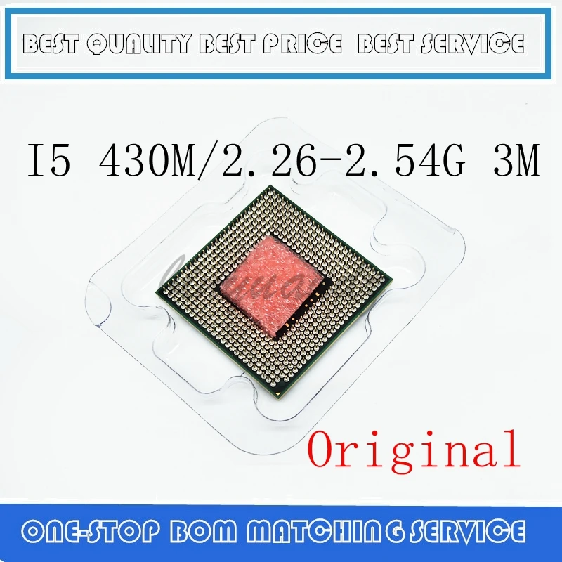 I5-430M процессор (3 м кэш, 2,26 ГГц до 2,53 ГГц, i5 430 м, SLBPN) PGA988 TDP 35 Вт ноутбук cpu совместимый с PM55 HM57 HM55 QM57