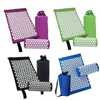 

Acupressure Massage Mat with Pillow for Stress/Pain/Tension Relief Body relax