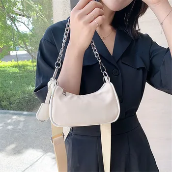 

Retro Oxford Small Totes Bags For Women 2020 Trendy Vintage Handbag Female Chain Messenger Bags Casual Mini Shoulder Bag Purse