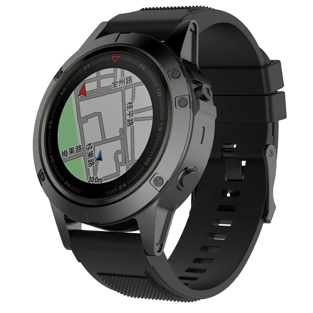 

Texture 26mm Quickfit Sport Band For Garmin Fenix6X 5X 5XPlus Fenix3 HR Sapphire Quatix3 Tactix Bravo Descent MK1 With Tool