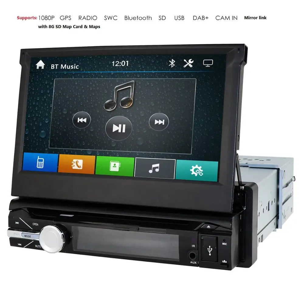 Камера + 7 &quotавтомобильная навигация GPS DVD Bluetooth Сенсорный экран USB FM Радио RDS DVB-T AUX