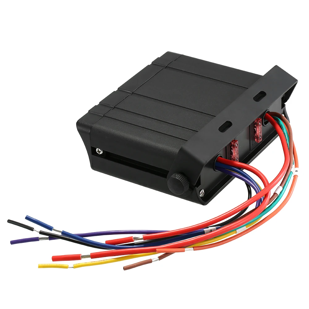 

80-Amp On/Off Switch Box Controller 20A Rocker Switches box 12V SPST 6-Gang Rocker Switch Panel Car Accessories