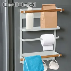 Magnetic Fridge Storage RackPaper Towel Roll Holder Kitchen Spice Storage Shelf Refrigerator Washing Machine Microwave Organizer Magnetic Fridge Storage RackPaper Towel Roll Holder Kitchen Spice Storage Shelf Refrigerator Washing Machine Microwave Organizer