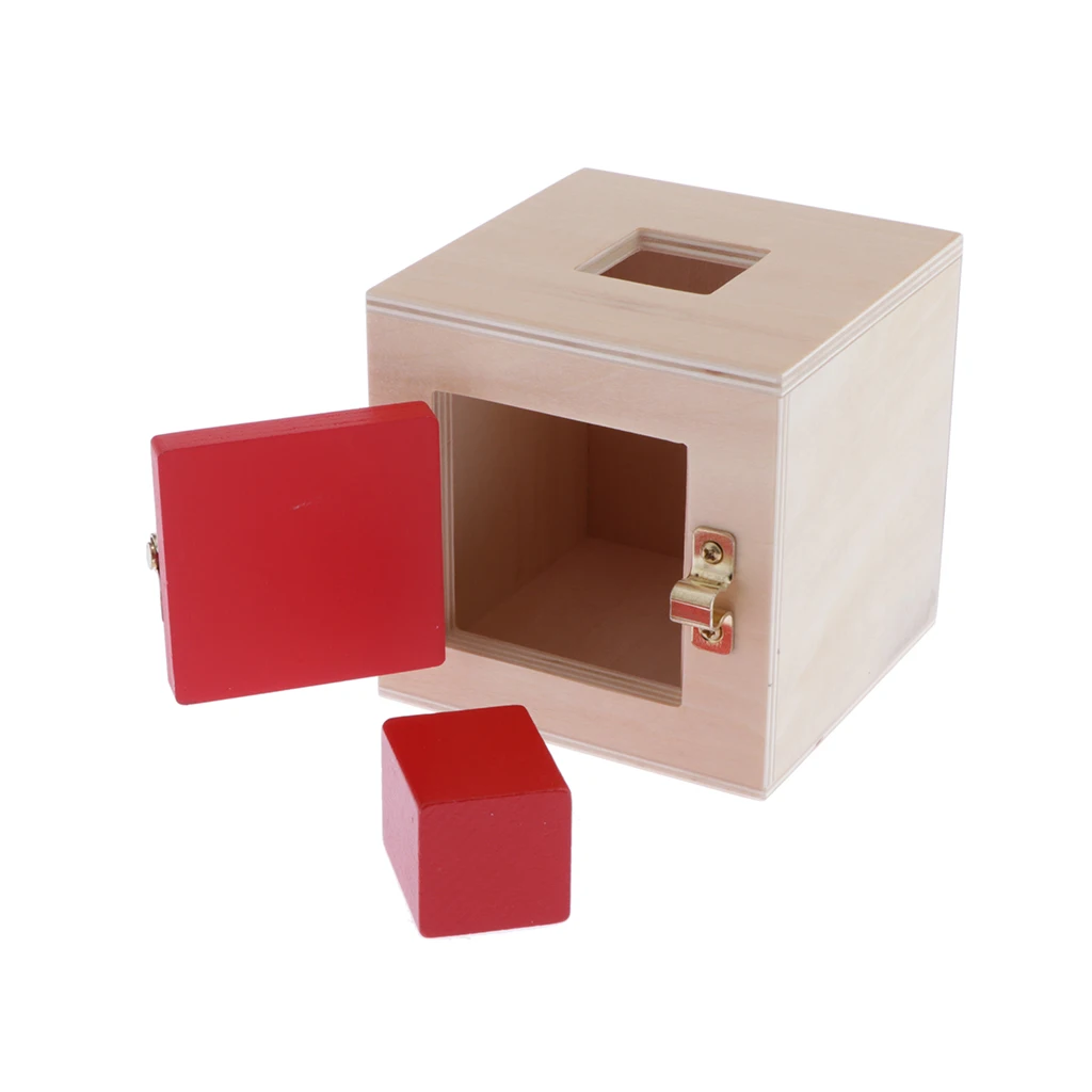 Creative Montessori Lock Box Kids Children Educational Training Toys- Wooden Montessori Education Materials Sensory Toy