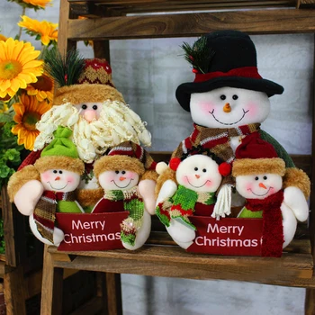 

Santa Claus Snowman Family Desktop Decoration Merry Christmas Decorations Store Home Xmas Decoration Ornament JPDZS853
