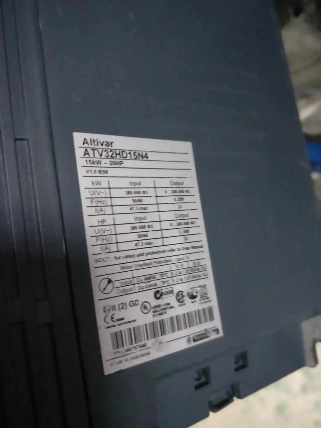 ATV32HD15N4 ATV32 15 кВт 380 В используется один, инвертор хорошо работает